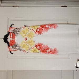 Floral Calvin Klein Midi Dress